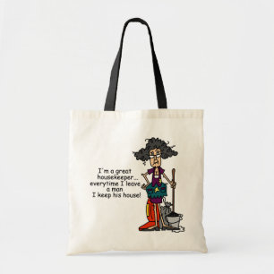 Housekeeper Humour Tote Bag