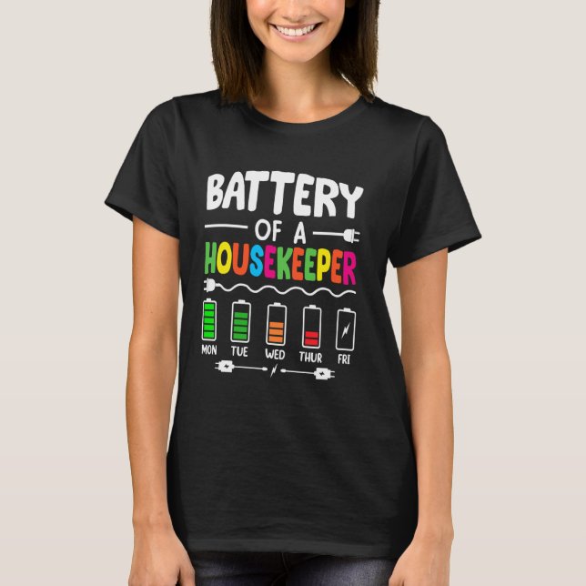 Housekeeping Cleaning Squad Housekeeper T-Shirt (Front)