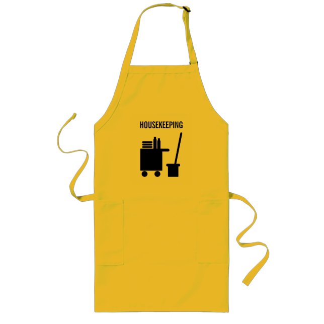 Housekeeping pocket aprons for cleaning service (Front)