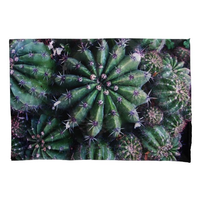 Houseplant Cactus: Nursery Beautiful Design Pillowcase (Front)