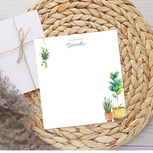 Houseplants Plant Lover Personalised Notepad (Creator Uploaded)