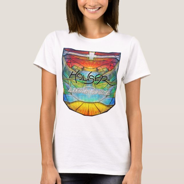 HOUSER - LIGHT LADIES T-SHIRT (CREST FRONT) (Front)