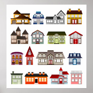 houses-157869  houses homes architecture buildings poster