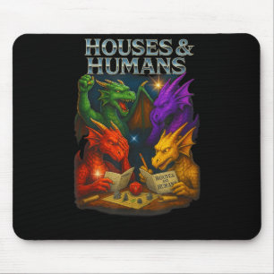 Houses And Humans Funny Novelty Rpg Gamers Men Wom Mouse Pad