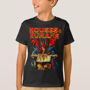 Houses And Humans Vintage Retro 90s Funny Gamer Ga T-Shirt