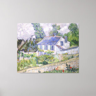 Houses at Auvers Vincent van Gogh Canvas Print