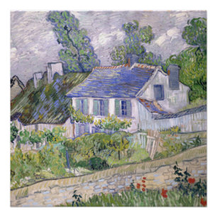 Houses at Auvers Vincent van Gogh Poster