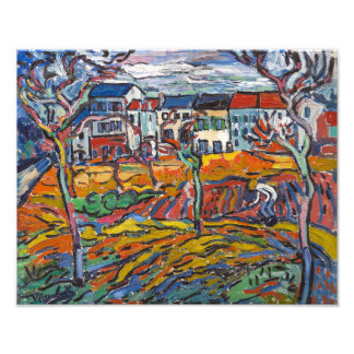 Houses at Chatou | Maurice de Vlaminck | Photo Print