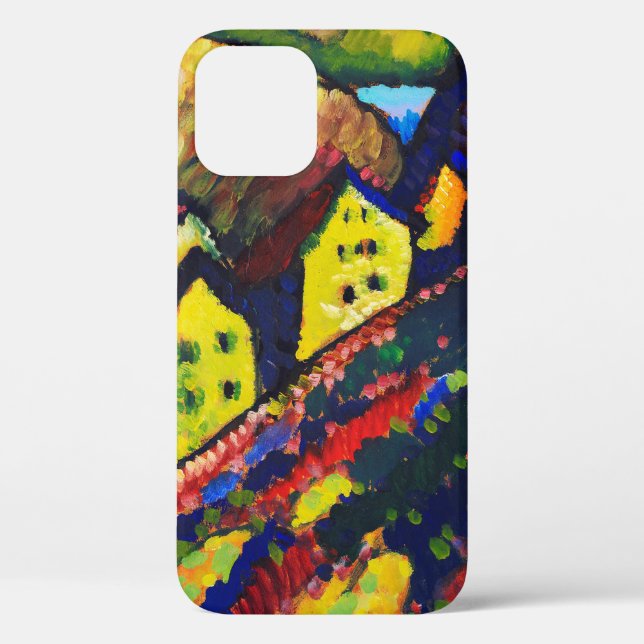 Houses at Murnau, Wassily Kandinsky Case-Mate iPhone Case (Back)