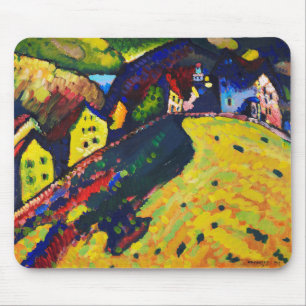 Houses at Murnau, Wassily Kandinsky Mouse Pad