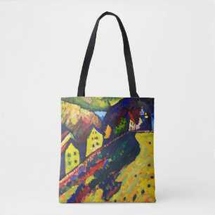 Houses at Murnau, Wassily Kandinsky Tote Bag