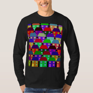 HOUSES COLORFUL HOME COMMUNITY   T-Shirt
