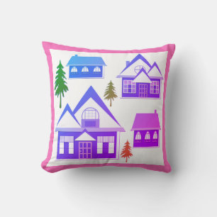 Houses Cushion