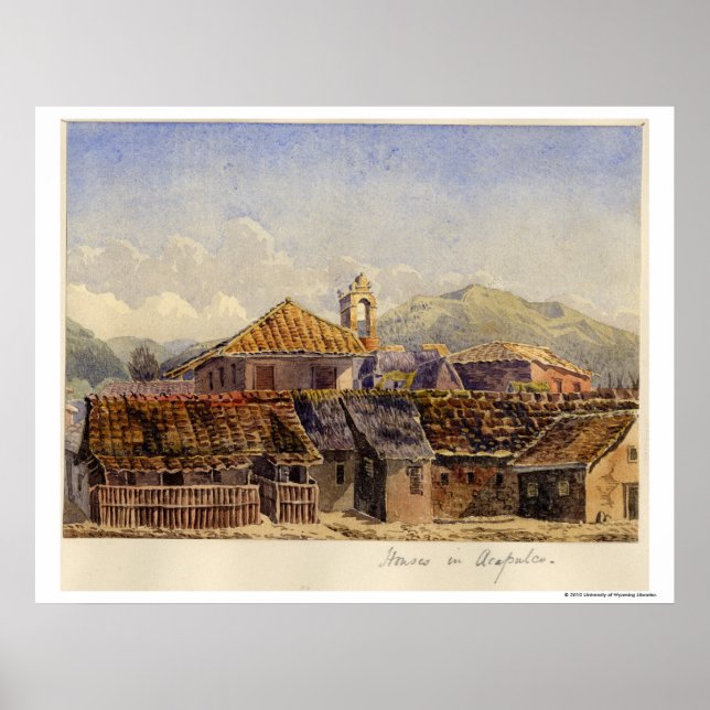 Houses in Acapulco Poster (Front)