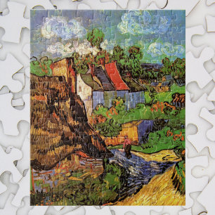 Houses in Auvers by Vincent van Gogh Jigsaw Puzzle