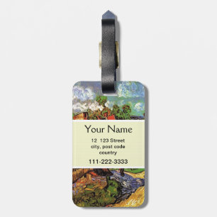 Houses in Auvers, Vincent van Gogh. Village Luggage Tag