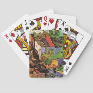 Houses in Auvers, Vincent van Gogh. Village Playing Cards