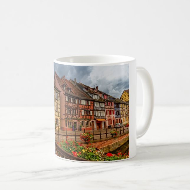 Houses in Colmar, Alsace, France Coffee Mug (Front Right)