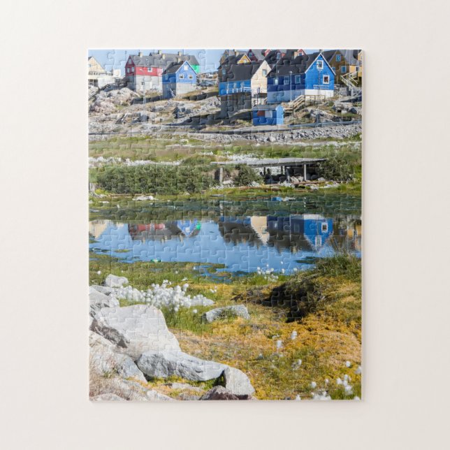 Houses in Greenland Jigsaw Puzzle (Vertical)