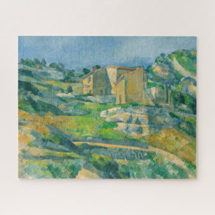 Houses in Provence, by Pul Cesanne Jigsaw Puzzle