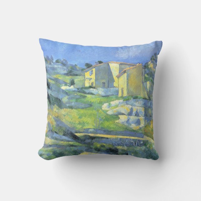 Houses in Provence Paul Cezanne    Cushion (Front)
