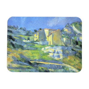 Houses in Provence Paul Cezanne Magnet