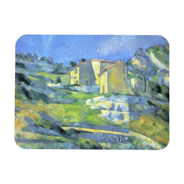 Houses in Provence Paul Cezanne    Magnet (Horizontal)