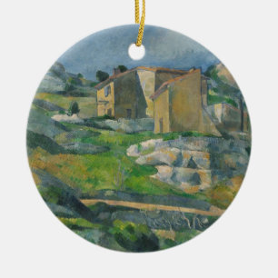 Houses in the Provence: The Riaux Valley Ceramic Tree Decoration
