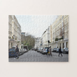 Houses, Kensington and Chelsea, London, England UK Jigsaw Puzzle