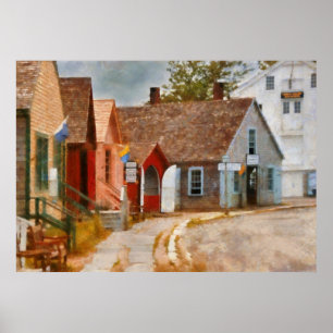 Houses - Maritime Village Poster