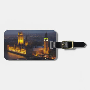 Houses of Parliament, Big Ben, Westminster Luggage Tag