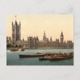 Houses of Parliament, London, England Postcard