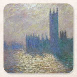 Houses of Parliament (London), Monet Square Paper Coaster