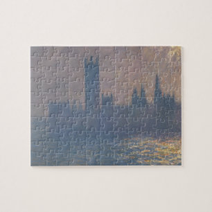 Houses of Parliament Sunlight Effect by Monet Jigsaw Puzzle