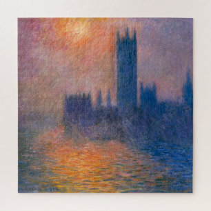 Houses of Parliament, Sunset Claude Monet Jigsaw Puzzle