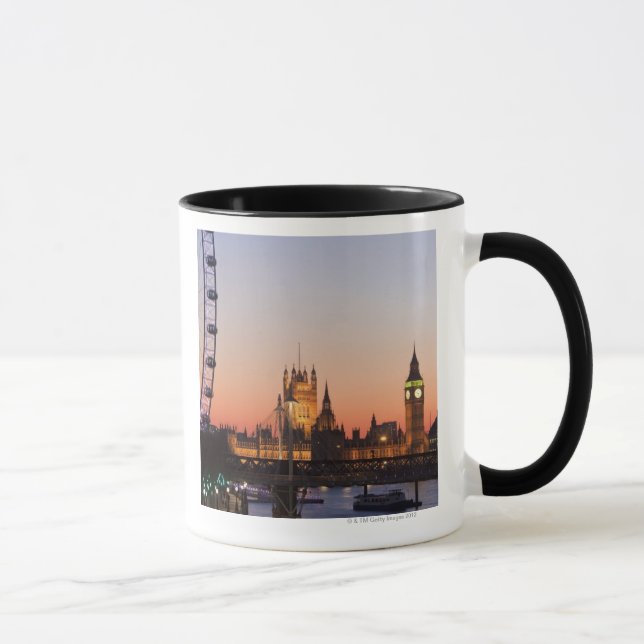 Houses of Parliament & the London Eye Mug (Right)