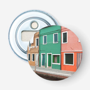 Houses on the waterfront bottle opener