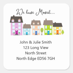 houses we've moved change of address label