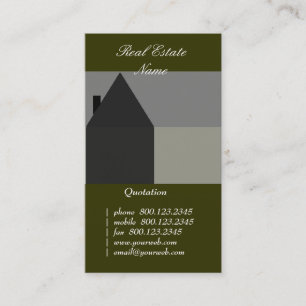 Housetop  Roof  Construction  Black   Grey Business Card