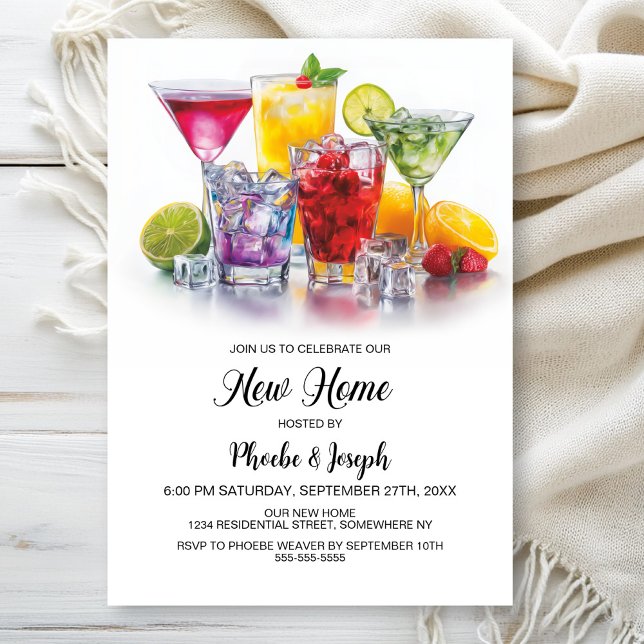 Housewarming Cocktail Party Invitation (Creator Uploaded)