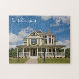 Housewarming Gift Custom New House Photo Family Jigsaw Puzzle