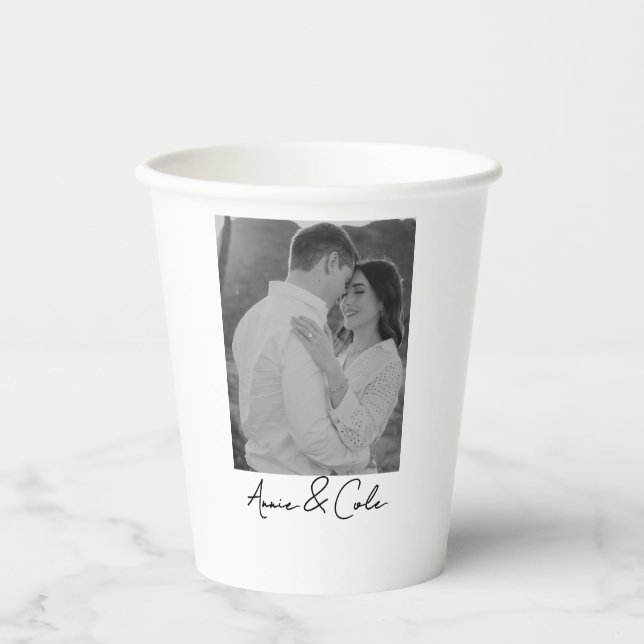 housewarming gift monogrammed weddings showers paper cups (Front)