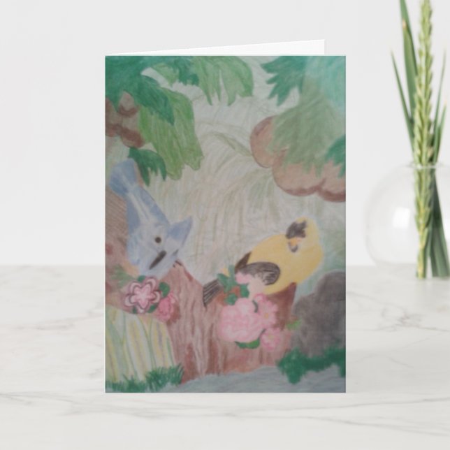 Housewarming greeting thank you card (Front)