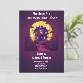 Housewarming Halloween Party Invitation