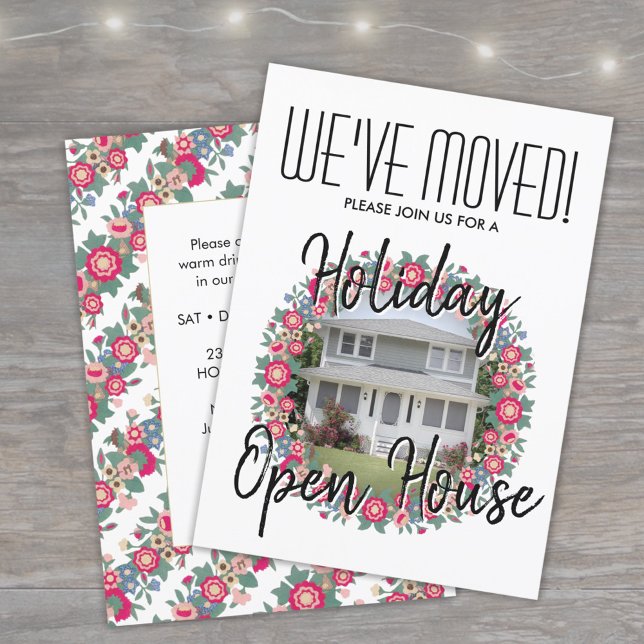 Housewarming Holiday Open House Party Invitation (Creator Uploaded)