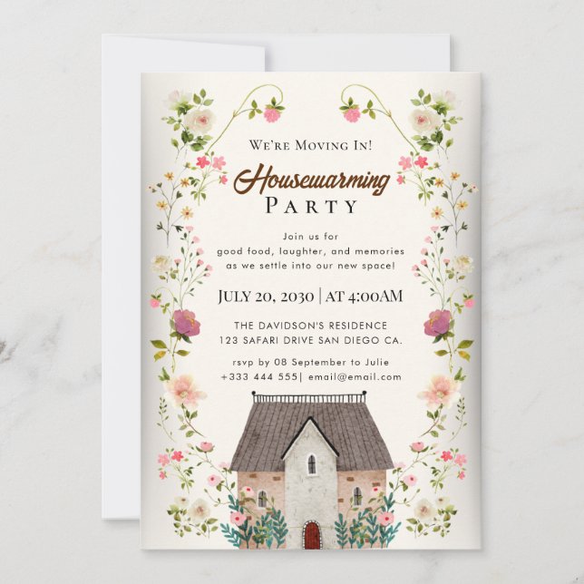 housewarming invitation (Front)