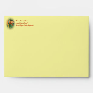 Housewarming Invitation - Turk's Cap Lily Envelope