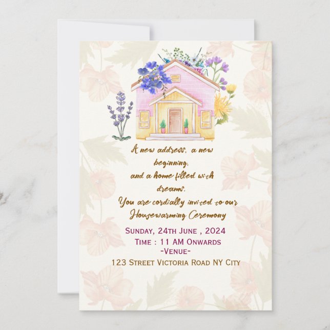 Housewarming Invitations  (Front)