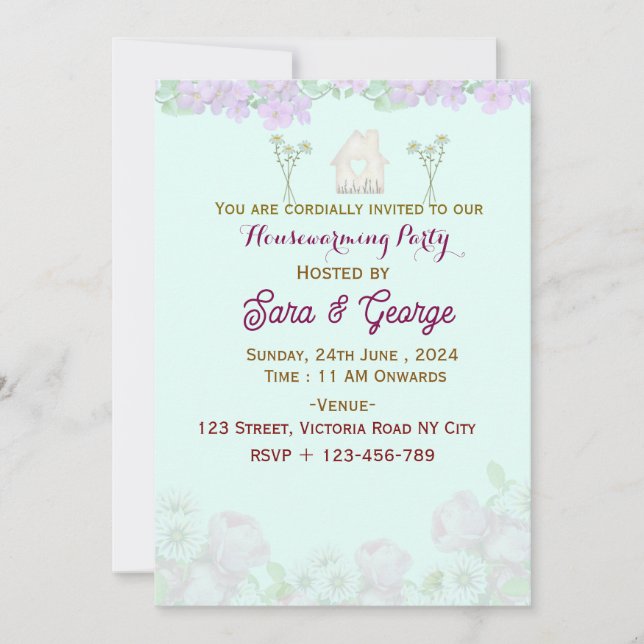 Housewarming Invitations  (Front)