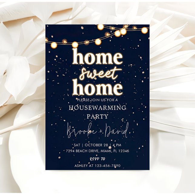 Housewarming Party Home Sweet Home Invitation (Creator Uploaded)